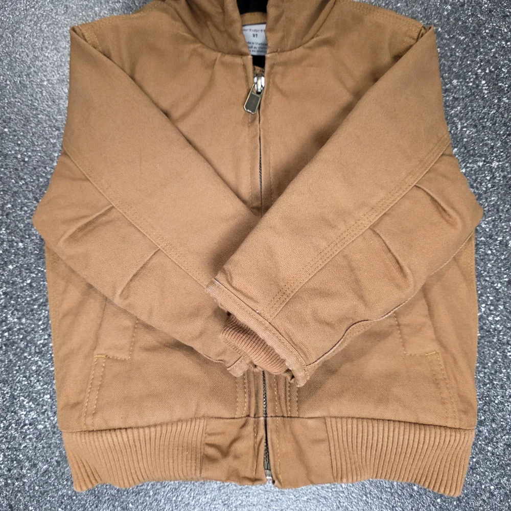 Carhartt Kids Tan Hooded Jacket - Picture 2 of 7